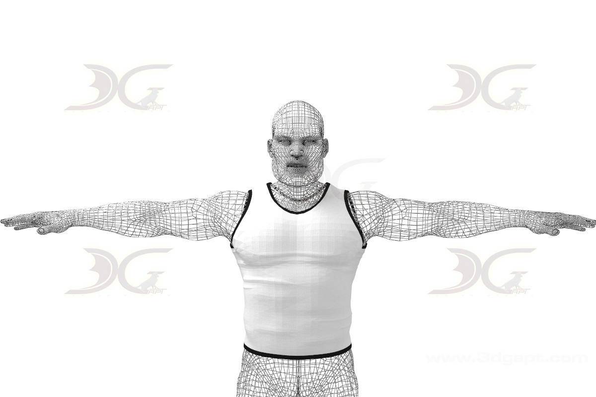 3d Characters Afro fighter2