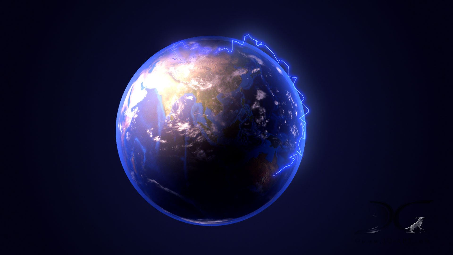 3d_objects_Electrical_spheres_and_the_earth_27