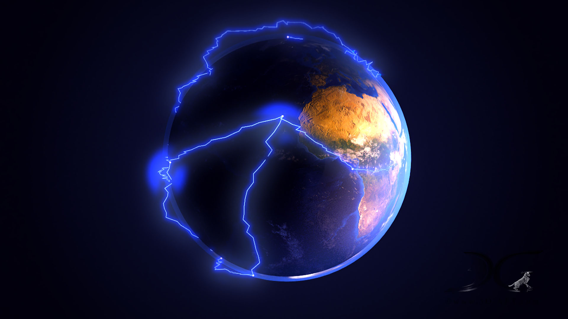 3d_objects_Electrical_spheres_and_the_earth_33