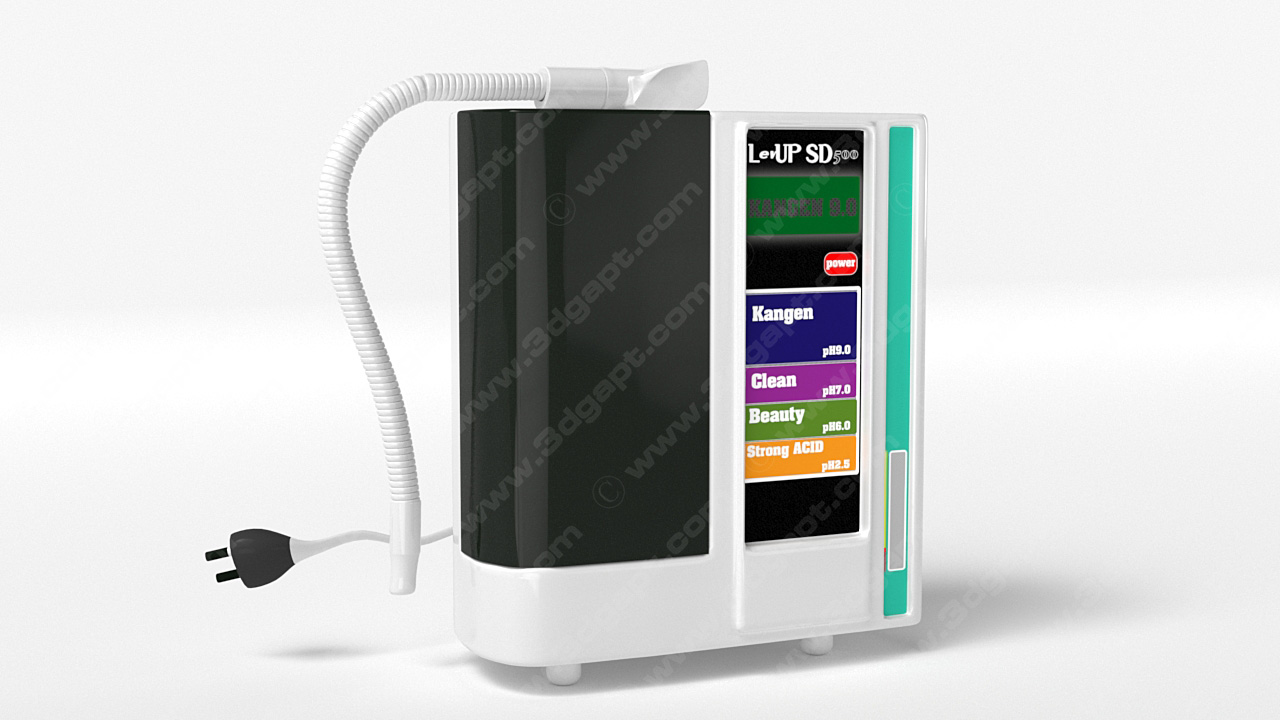 3D model of kangen water filter machine  
