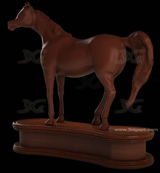 3d Objects Sculptures Horse Statue V2 4 (2)