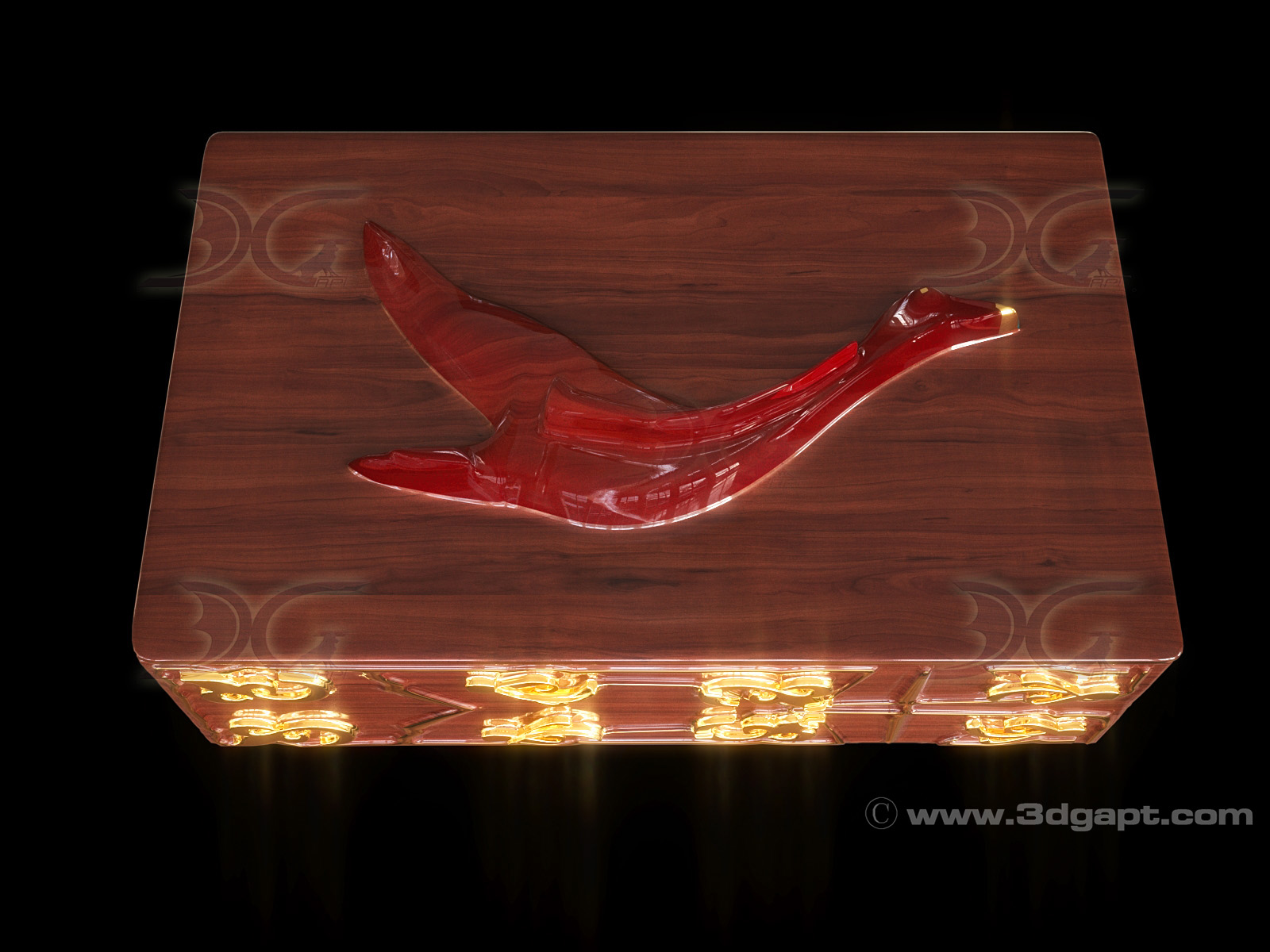 3d objects swan box 002