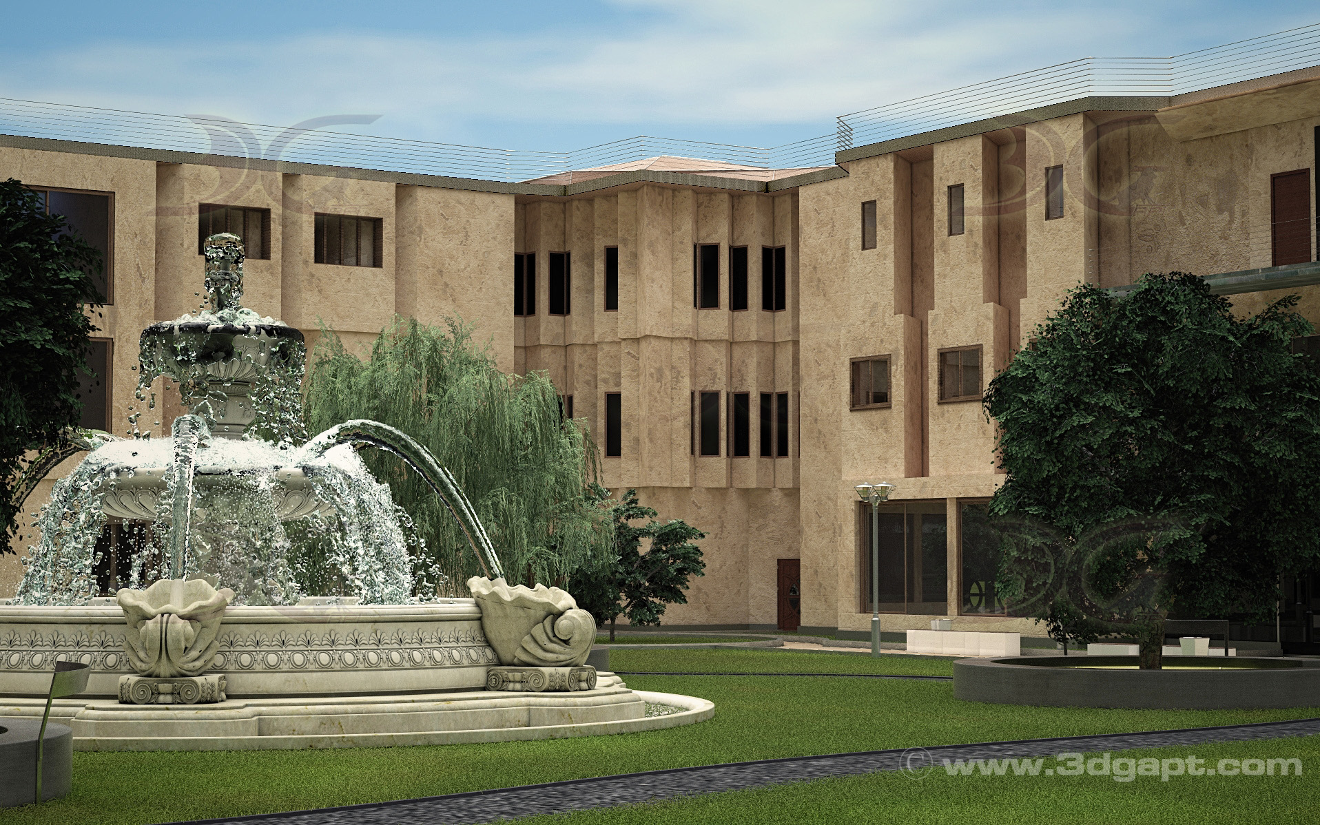 3 storey university complex