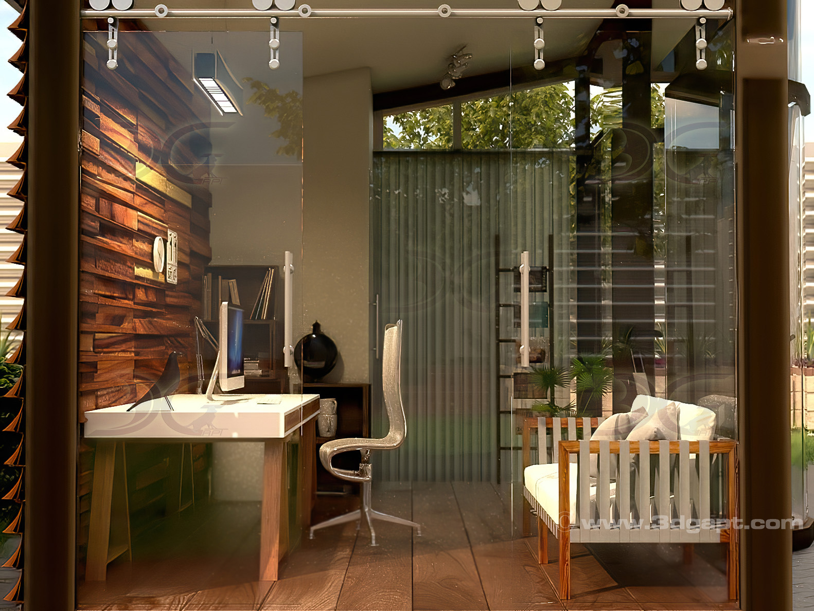 architecture interior 100SqFeet outdoor ofice 020