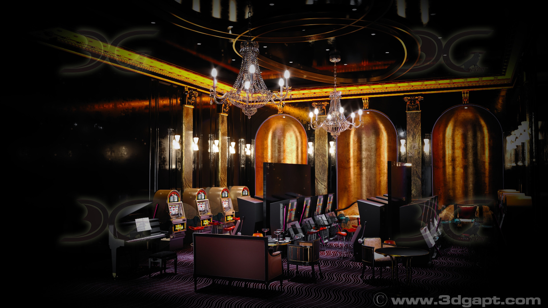 Casino interior design
