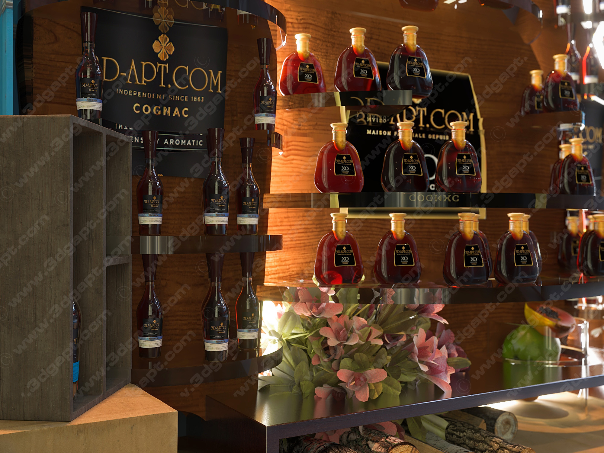 Stand for cognac -  6